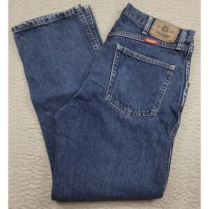 Wrangler Premium Authentic Men's 34x30 Jeans Medium Wash Denim Lamar